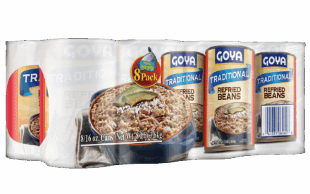 Overflow Refried Beans Traditional_8 Pack_Angled Front