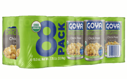 Overflow Organic Chick Peas_8 Pack_Angled Front