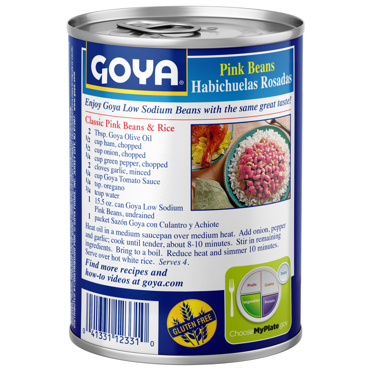 Overflow Habichuelas Rosadas Bajas en Sodio