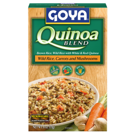 Quinua con Arroz Integral, Vegetales y Champiñones