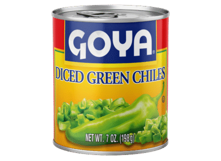 Chiles Verdes en Trozos