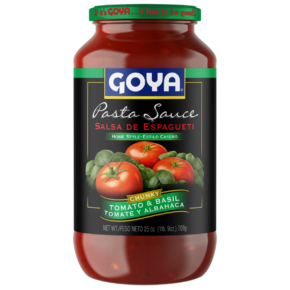 Tomato & Basil Chunky Pasta Sauce 25oz Front
