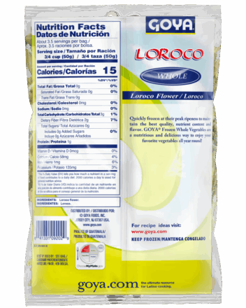 Overflow Fruta Loroco Flower_Back