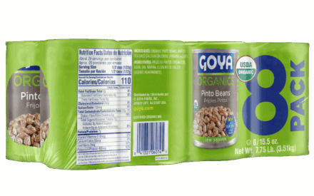 Overflow Organic Pinto Beans_8 Pack_Angled Back
