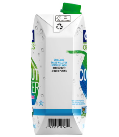 Overflow Organic Coconut Water No Sugar Added_Left