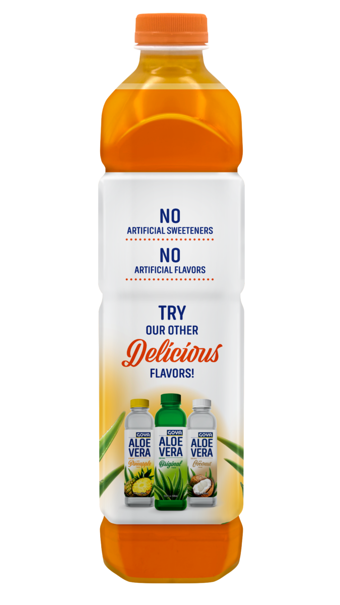 Overflow 4394_Aloe Drink Mango_50 OZ_Left