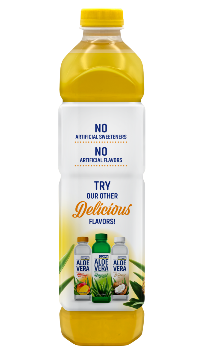 Overflow 4402_Aloe Drink Pineapple_50 OZ_Left