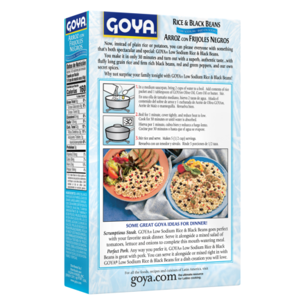 Overflow Low Sodium Rice & Black Beans_Back