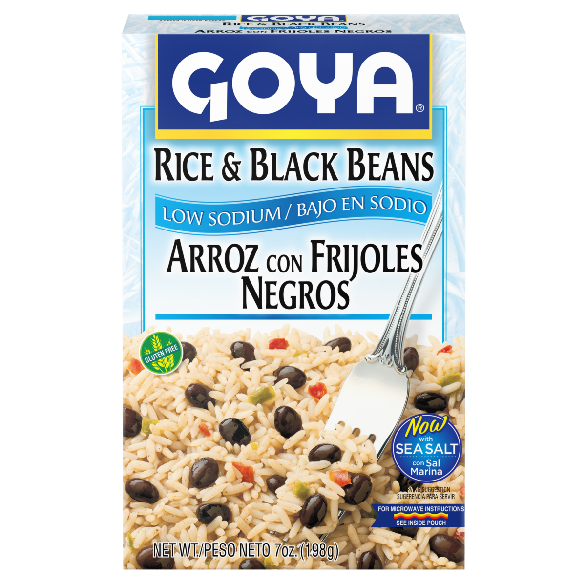 Low Sodium Rice & Black Beans_Straight Angle