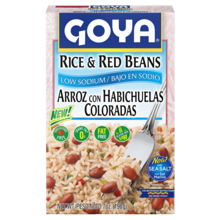 Low Sodium Rice & Red Beans_Straight Angle