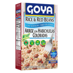 Arroz con Habichuelas Coloradas Bajo en Sodio