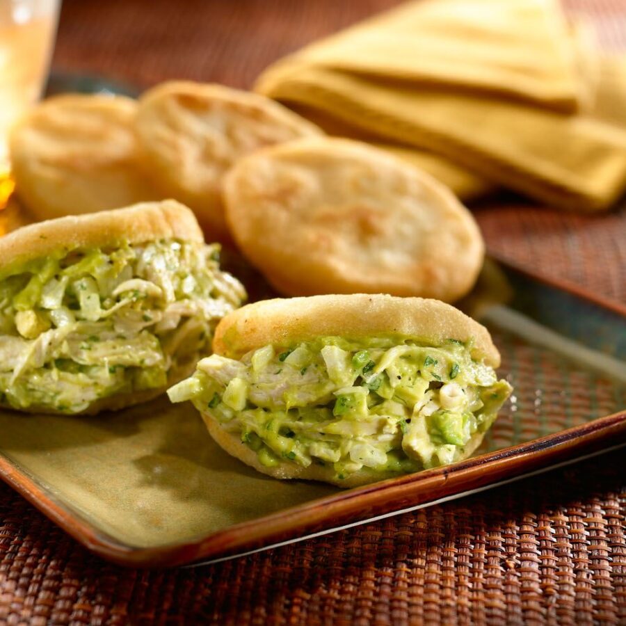 Arepa with Chicken and Avocado – Arepa Reina Pepiada