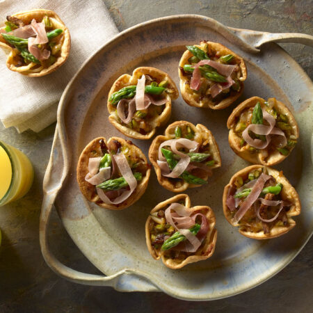 Asparagus and Manchego Tartlets