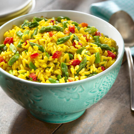 Asparagus Yellow Rice