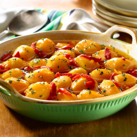 Baked Saffron Potatoes