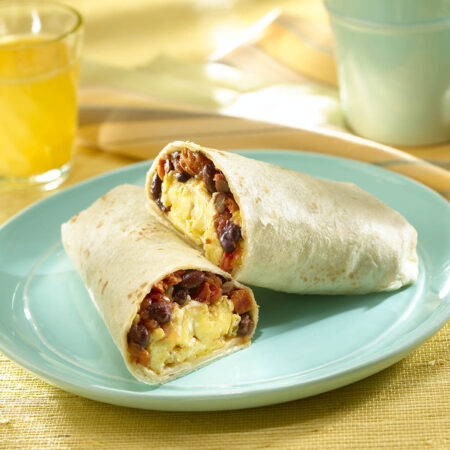 Black Bean Breakfast Burritos