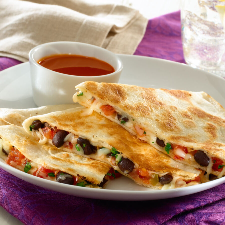 MiPlato Quesadillas de Frijoles Negros