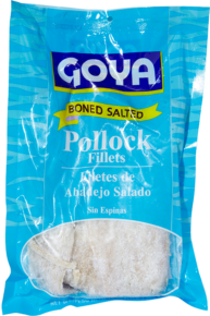 Filetes de Abadejo Salado sin Espinas