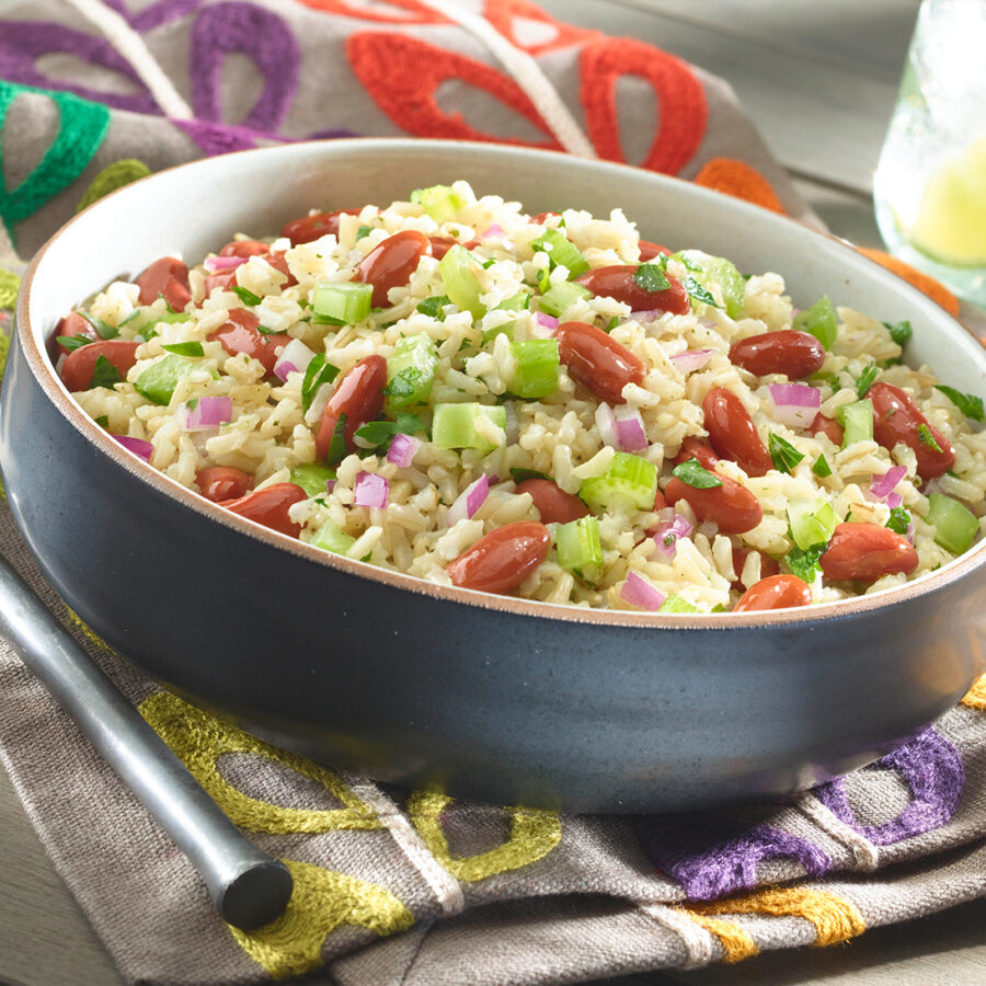 Ensalada de Arroz Integral y Verduras