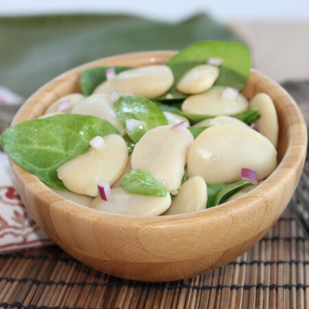 MyPlate Butter Bean & Spinach Salad