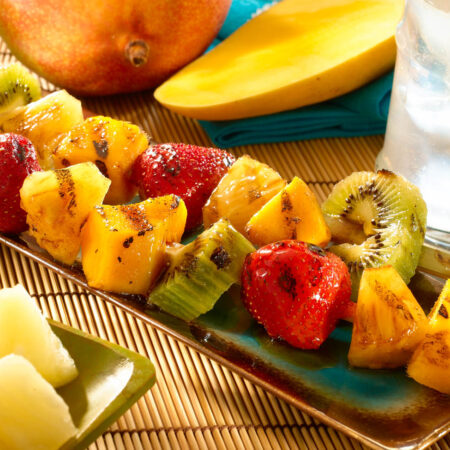 Caribbean Fruit Skewers