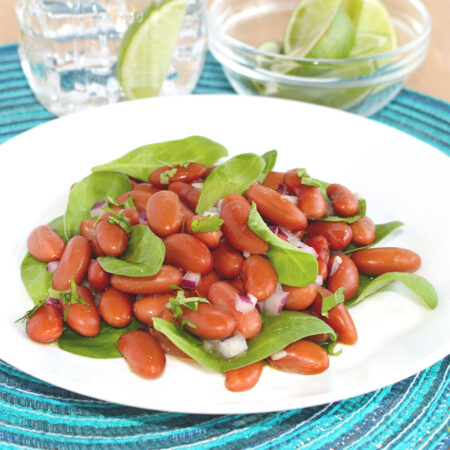 MyPlate Caribbean Red Bean Salad