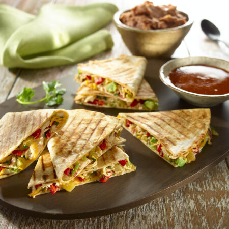 Chicken and Avocado Quesadillas