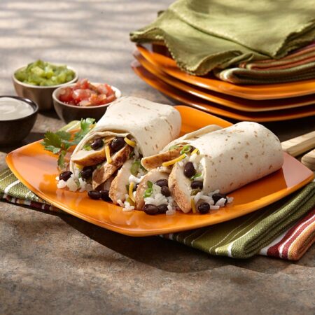 Burritos de Pollo y Frijoles Negros