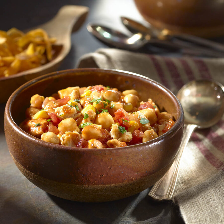 Chili de Pollo con Garbanzos