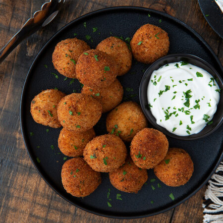 Croquetas de Garbanzos y Manchego