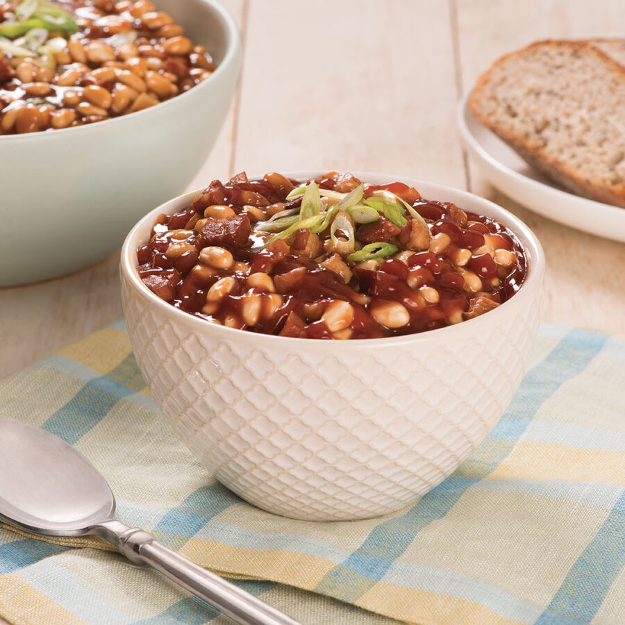 Chipotle Baked Beans with Pancetta