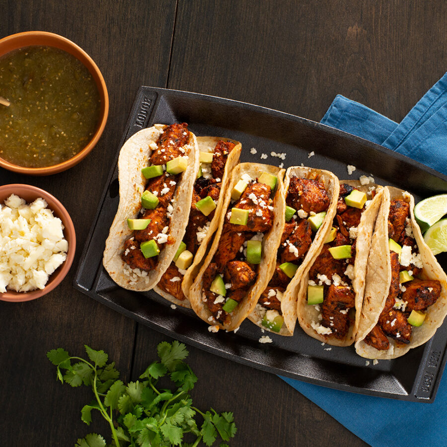 Tacos de Pollo al Chipotle