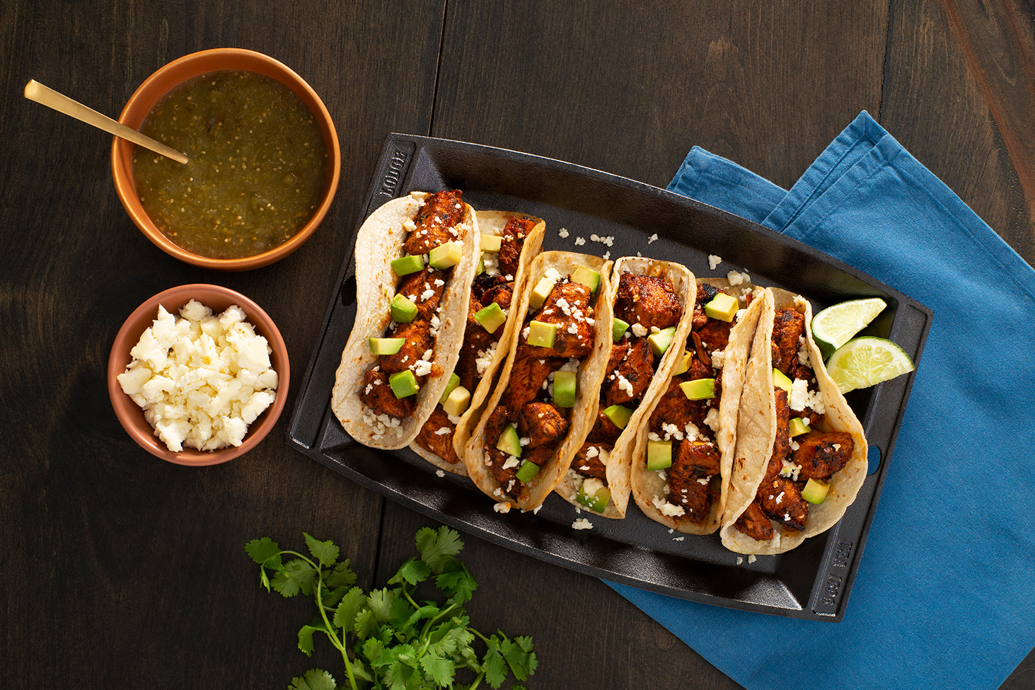 Tacos de Pollo al Chipotle