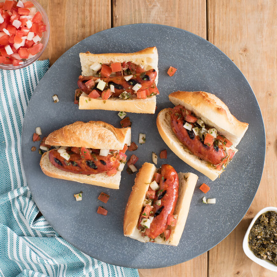 Choripán – Grilled Chorizo Sandwich