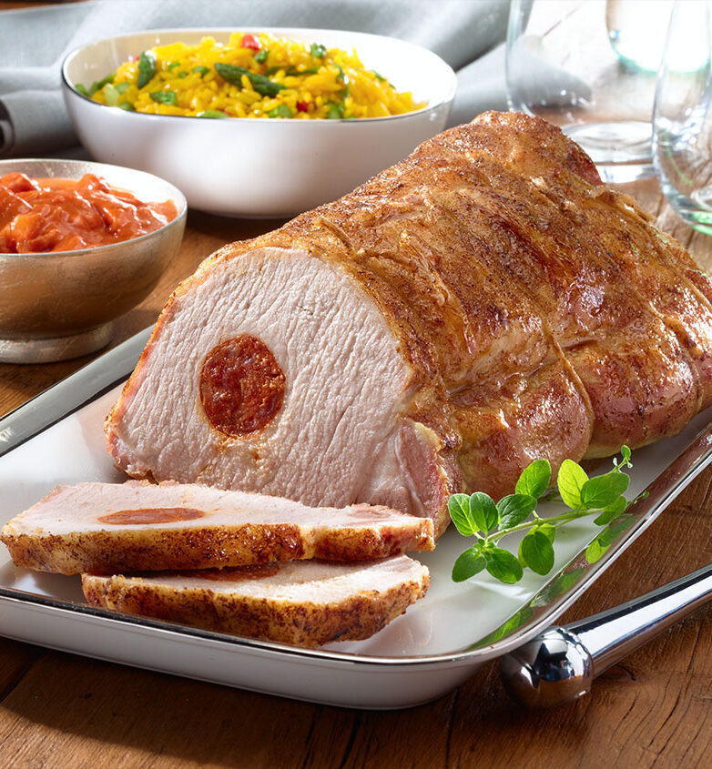 Chorizo Stuffed Pork Loin
