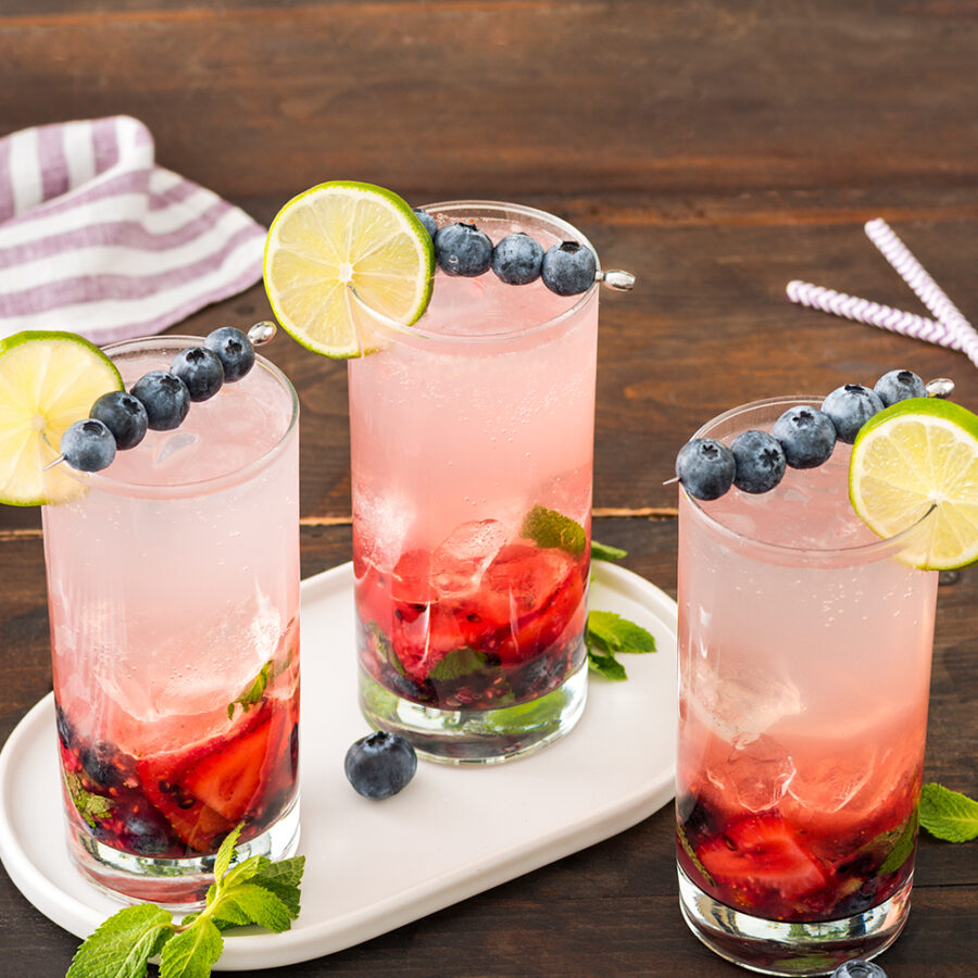 Coconut and Fruit Mojito