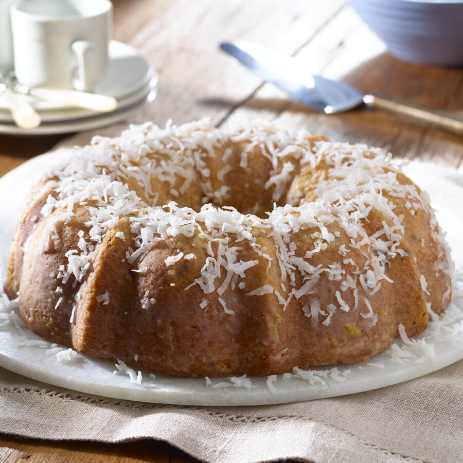 Coconut Apricot Pound Cake