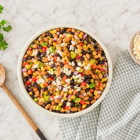 Ensalada de Frijoles y Maíz