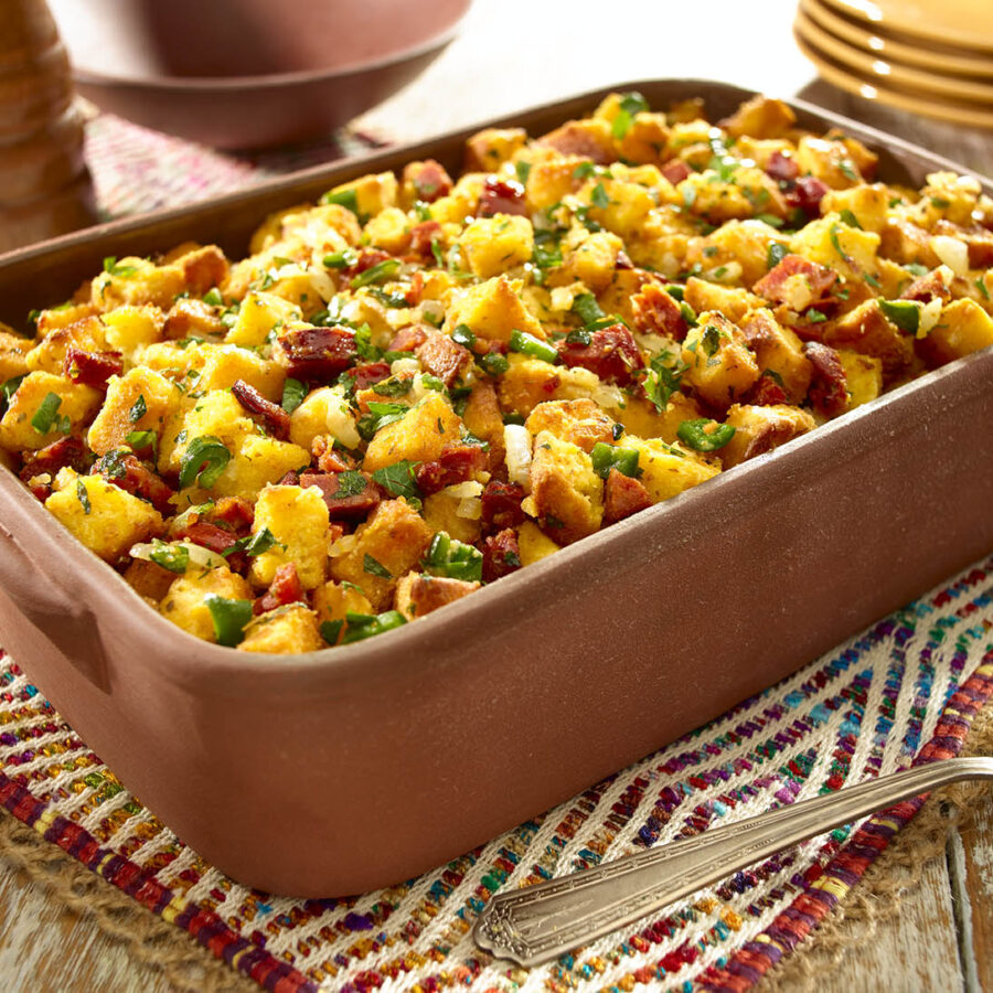 Cornbread and Chorizo Stuffing