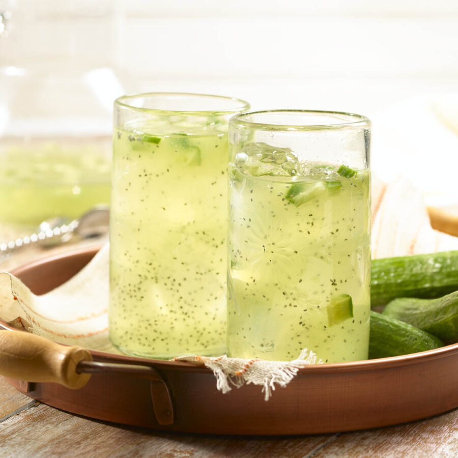 Cucumber-Chia Lemonade
