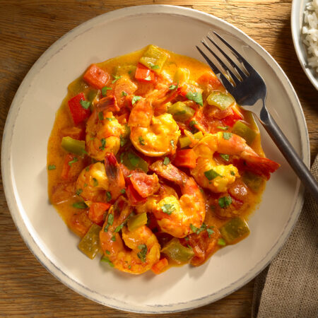 Ecuadorian Shrimp with Coconut Sauce