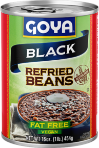Frijoles Negros Refritos sin Grasa