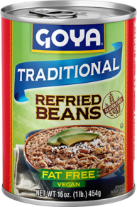 Frijoles Pinto Refritos sin Grasa