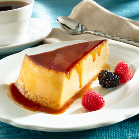 Flan de Queso – Caramel-Topped Cream Cheese Custard
