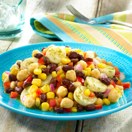 Fresh Mexican Bean Salad