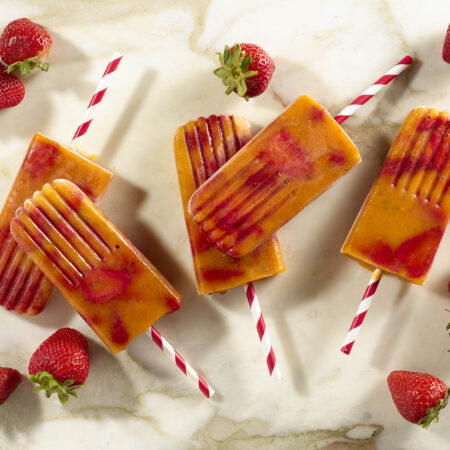 Mango and Chia Popsicles