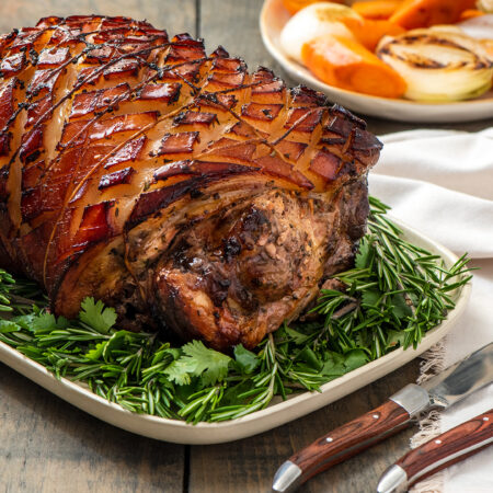 Garlicky Roast Pork Shoulder