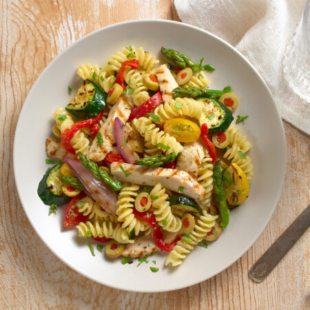 Grilled Chicken and Veggie Pasta Salad