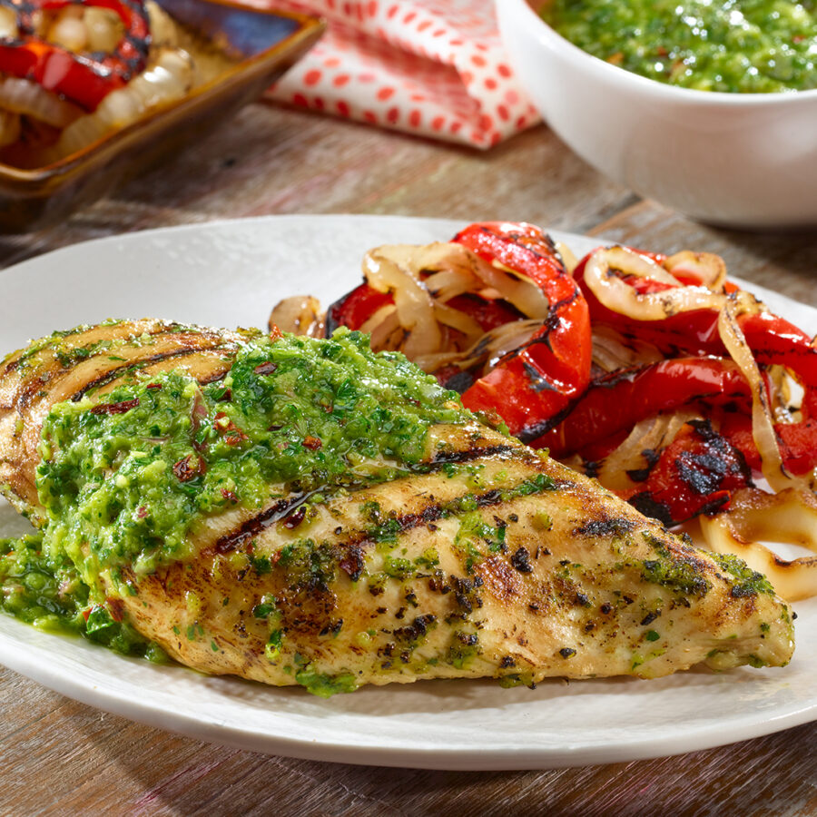 Grilled Chicken with Chimichurri Sauce