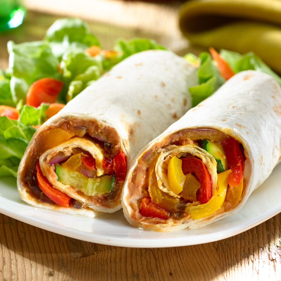 Grilled Vegetable Wrap